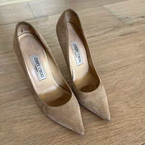Jimmy choo suede heels size 36.5